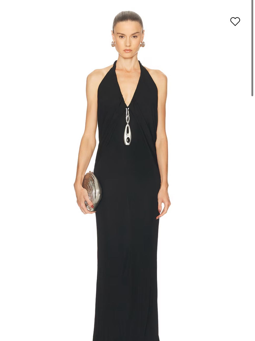 CHRISTOPHER ESBER
Lavalliere Draped Jersey Halter Dress